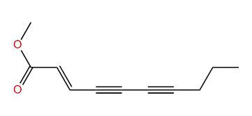Methyl (E)-2-decen-4,6-diynoate
